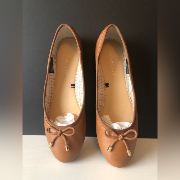 Tommy Hilfiger Ballet Flat Shoe Cognac - Picture 3 of 7